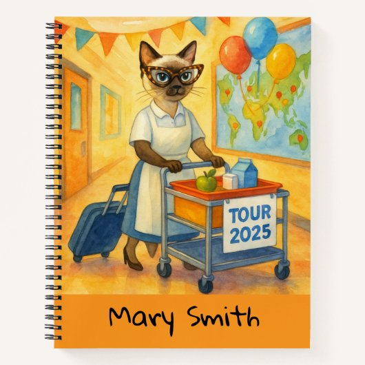 Teacher Retirement 2025 for Cat lovers Notitieboek (Voorkant)