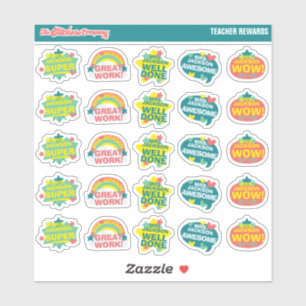 Teacher Reward Aangepaste naamlabels School Sticker