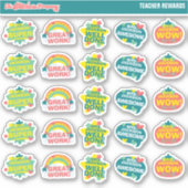Teacher Reward Aangepaste naamlabels | School Sticker (Voorkant)