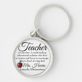 Teacher Rockstar Sleutelhanger