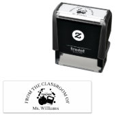Teacher Rubber Stamp Zelfinktende Stempel (In situ)