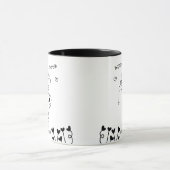 TEACHER SCHOOL Geïnspireerde koffie meisjesnaam Mok (Midden)