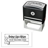 Teacher Sign & Return Stamp Zelfinktende Stempel (In situ)