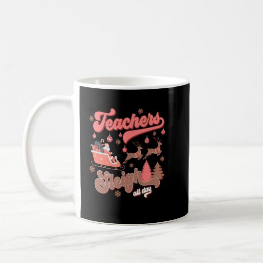 Teacher Sleigh de hele dag Koffiemok (Links)