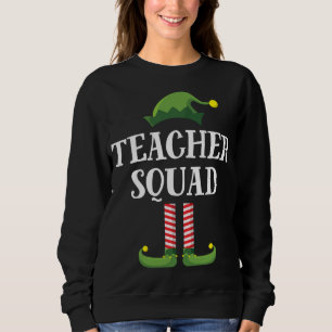 Teacher Squad Elf Matching Groep Kerstschool Trui