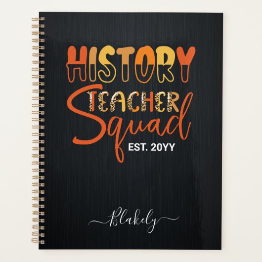 Teacher Squad Geschiedenis Planner (Voorkant)