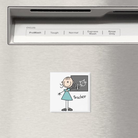 Teacher Stick Figuur Magneet (Insitu (Vaatwasser))