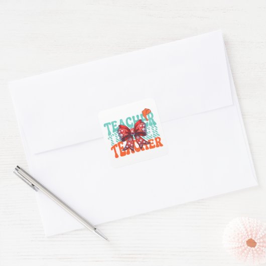 Teacher Sticker Pack, Schattigee klaslokaal Sticke (Envelop)