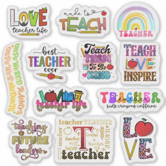 Teacher Stickers (Voorkant)