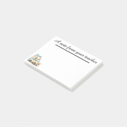 Teacher Sticky Notes - Personalized (Schuin)