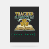 Teacher & Student Class of 2026 - Knowledge is Lig Acryl Bord (Voorkant)