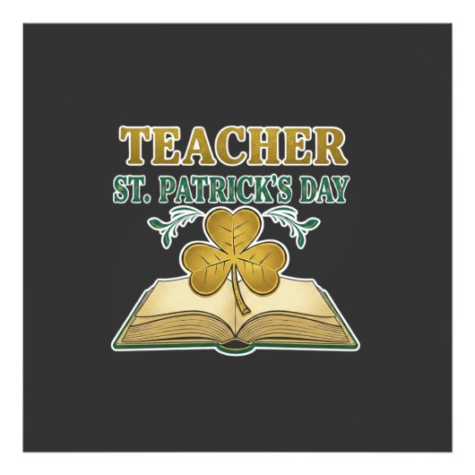 Teacher & Student Class of 2026 - Knowledge is Lig Foto Afdruk (Voorkant)