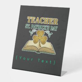 Teacher & Student Class of 2026 - Knowledge is Lig Reclamebord Met Voetstuk