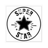 Teacher Student Encouragement Star Zelfinktende Stempel (Design)