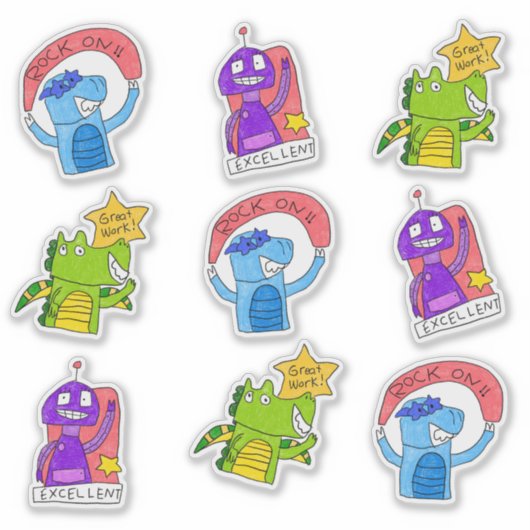 Teacher Student Reward Stickers (Voorkant)