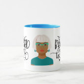 Teacher Superheroes Blessed Teacher Classic Mok (Midden)