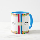 Teacher Superheroes Gemaakt om Combo-Mok te onderw Mok (Voorkant rechts)