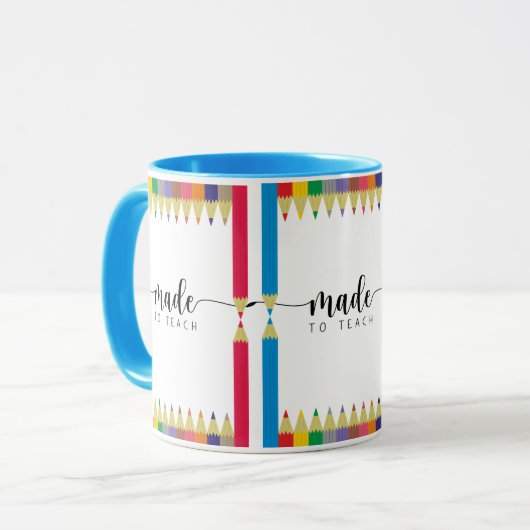 Teacher Superheroes Gemaakt om Combo-Mok te onderw Mok (Voorkant links)