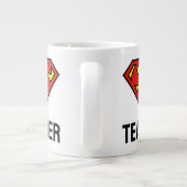 Teacher Superman S-Shield | Superman Logo Grote Koffiekop (Achterkant)