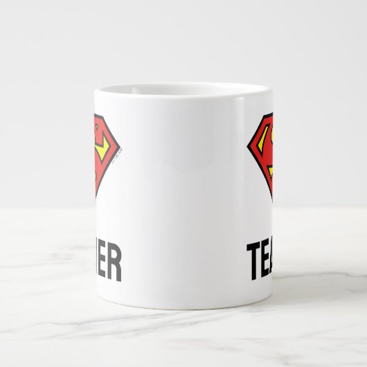 Teacher Superman S-Shield | Superman Logo Grote Koffiekop (Voorkant)