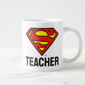 Teacher Superman S-Shield | Superman Logo Grote Koffiekop (Rechts)
