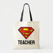 Teacher Superman S-Shield | Superman Logo Tote Bag (Voorkant)