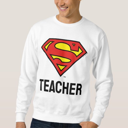 Teacher Superman S-Shield | Superman Logo Trui (Voorkant)
