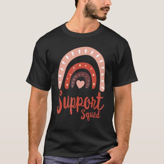 Teacher Support Squad e T-shirt (Voorkant)
