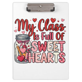 Teacher Sweet Heart Valentine's Clipboard Klembord
