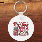 Teacher Sweet Heart Valentine's Keychain (Achterkant)