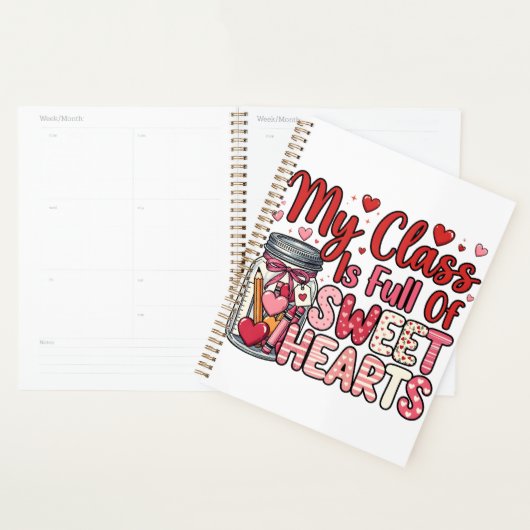 Teacher Sweet Heart Valentine's Planner (Display)