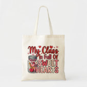 Teacher Sweet Heart Valentine's Tote Bag (Voorkant)
