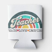 Teacher tekst ontwerp blikjeskoeler (Achterkant)
