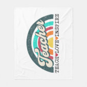 Teacher tekst ontwerp fleece deken (Voorkant)