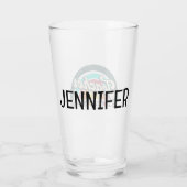 Teacher tekst ontwerp glas (Achterkant)