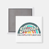 Teacher tekst ontwerp magneet (Voorkant / Achterkant)