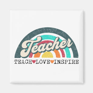 Teacher tekst ontwerp magneet
