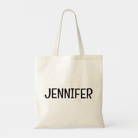 Teacher tekst ontwerp tote bag (Achterkant)