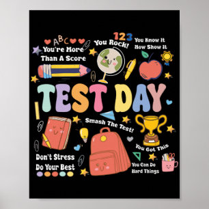 Teacher Test Dag Motivatie Teacher Starr Testin Poster