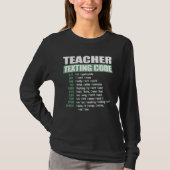 Teacher Texting Code T-shirt (Voorkant)