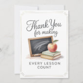 Teacher Thank You Card Bedankkaart (Voorkant)
