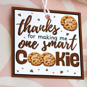 Teacher Thank You One Smart Cookie Gift Bedankjes Labels