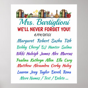Teacher Thank You Poster