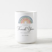 Teacher Thank You Rainbow Not All Heroes mug Magische Mok (Midden)