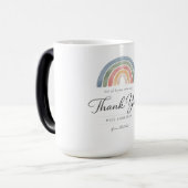 Teacher Thank You Rainbow Not All Heroes mug Magische Mok (Voorkant links)