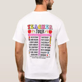 Teacher Tour T-shirt (Achterkant)
