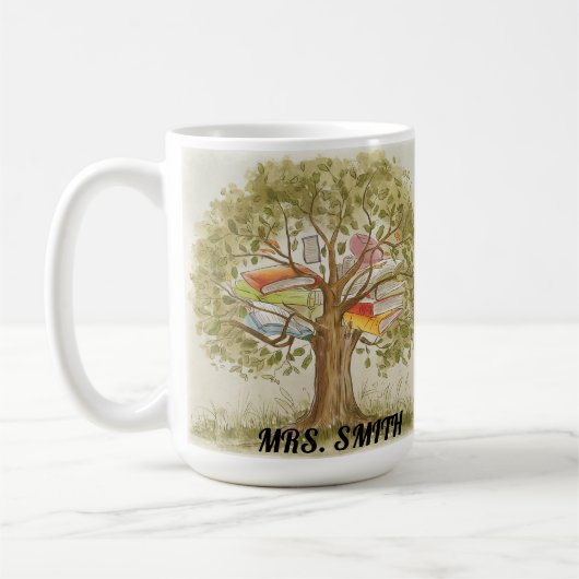  Teacher Tree waarderingsgeschenk Koffiemok (Links)