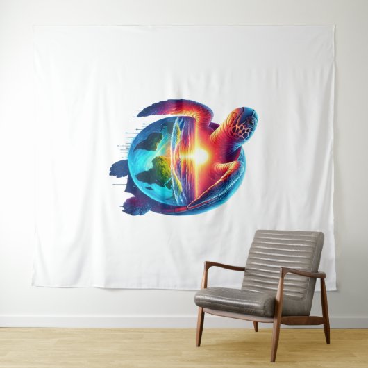 Teacher Turtle Strength Wandkleed (In Situ (horizontaal))