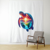 Teacher Turtle Strength Wandkleed (In situ)