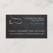 Teacher / Tutor Business card Visitekaartje (Achterkant)